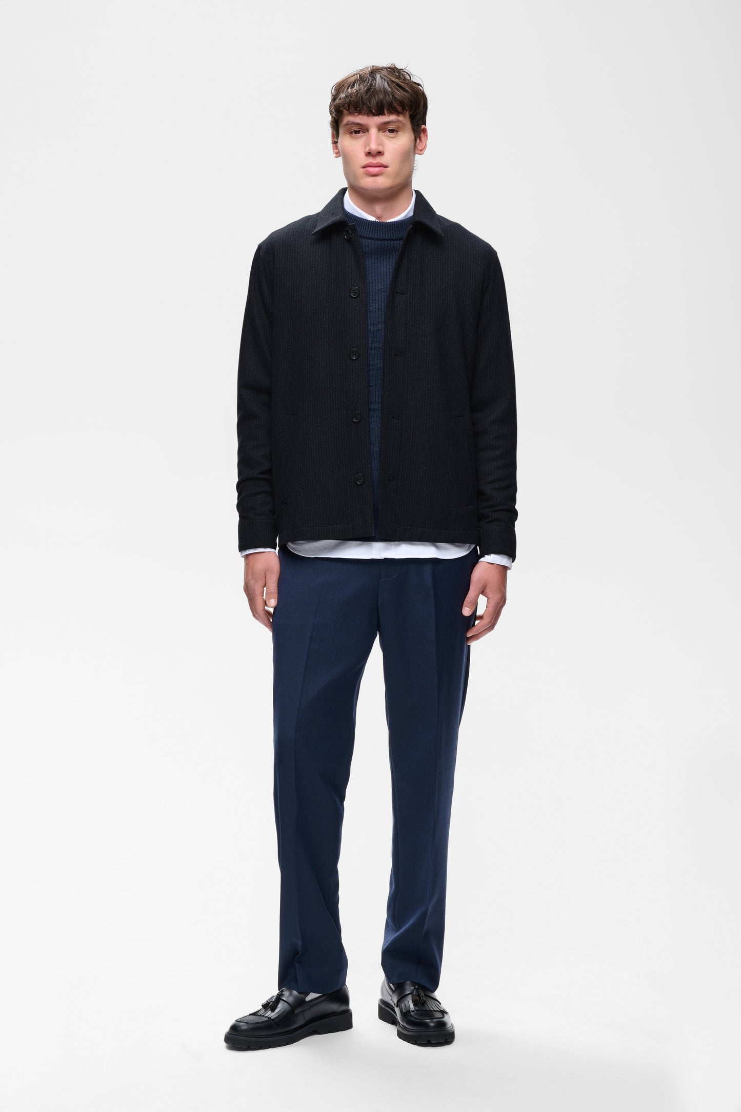 ORIGINAL CHALK STRIPE OVERSHIRT
