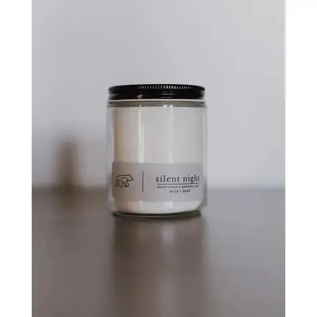 9 OZ CANDLE SILENT NIGHT-HOME-WICK + BEAR-JB Evans Fashions & Footwear