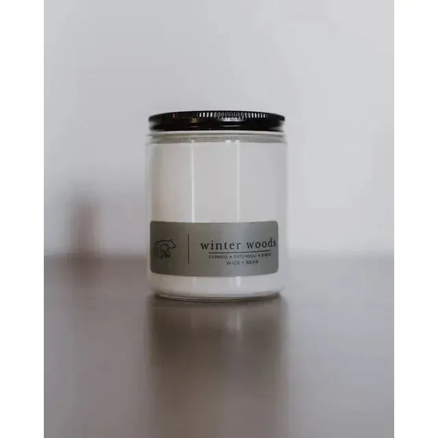 9 OZ CANDLE WINTER WOODS-HOME-WICK + BEAR-JB Evans Fashions & Footwear