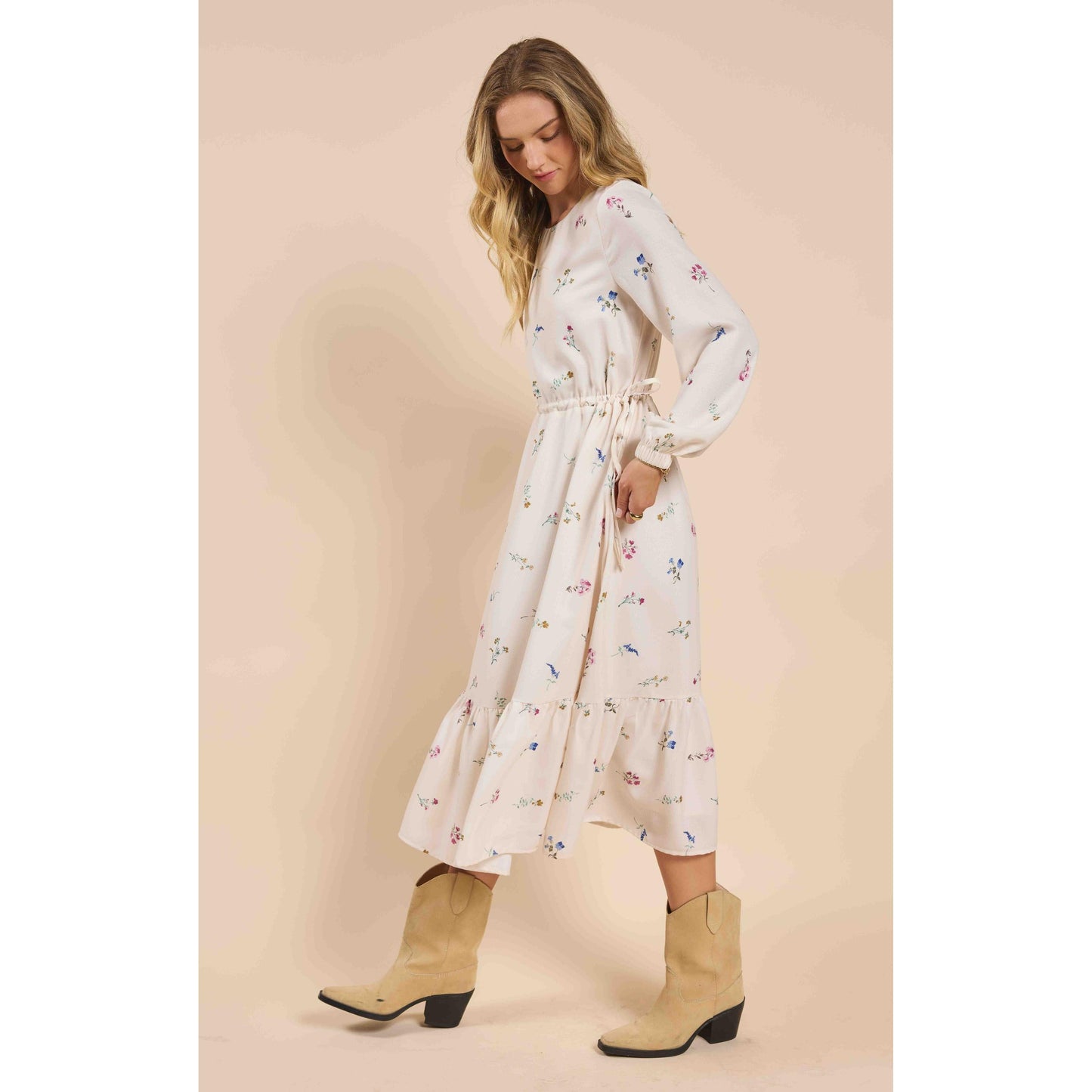 ABUNDANCE MIDI DRESS-LADIES DRESSES & JUMPERS-SADIE & SAGE-JB Evans Fashions & Footwear
