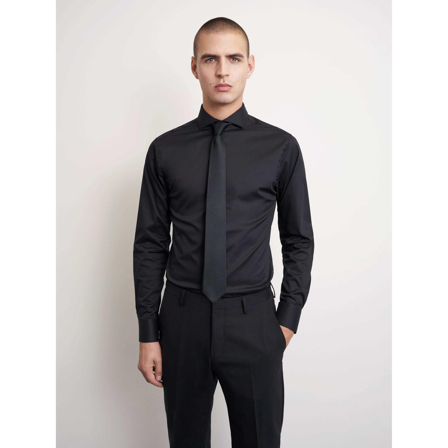 ADLEY COTTON TWILL STRETCH-MENS DRESS SHIRTS-TIGER OF SWEDEN-JB Evans Fashions & Footwear