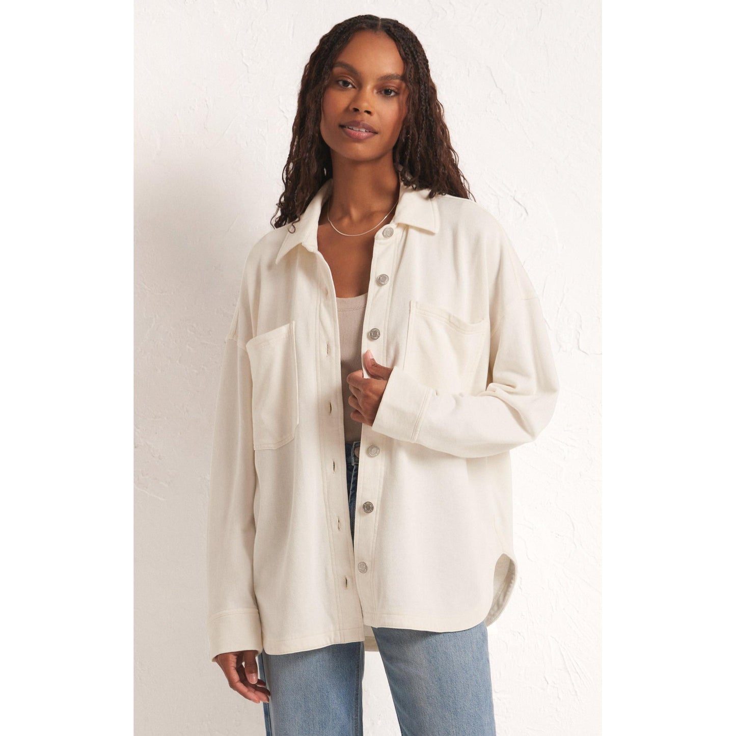 ALL DAY KNIT JACKET-LADIES LIGHTWEIGHT COATS & JACKETS-Z SUPPLY-JB Evans Fashions & Footwear