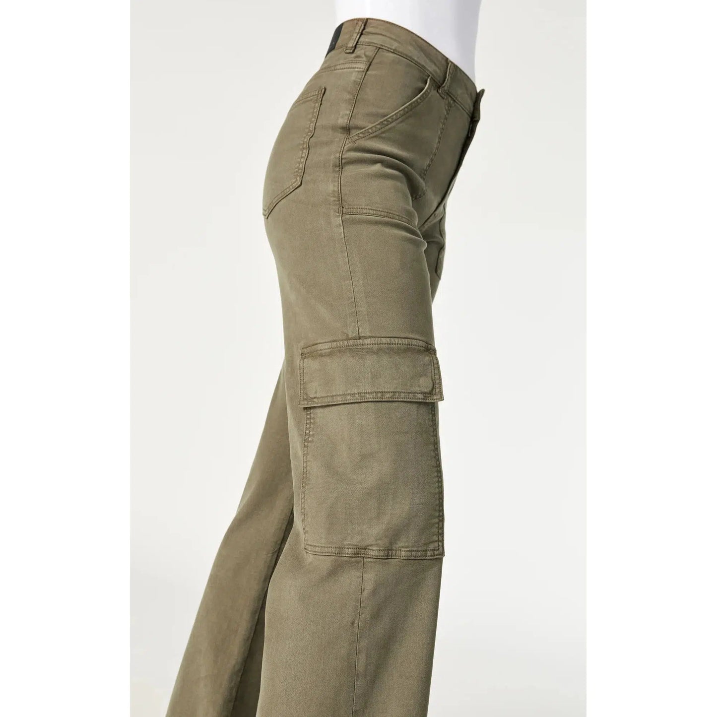 ALVA CAPERS LUXE TWILL CARGO-LADIES PANTS-MAVI-JB Evans Fashions & Footwear