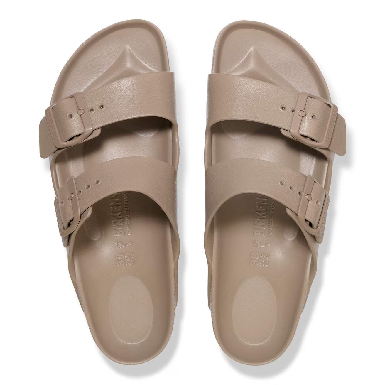 ARIZONA EVA GRAY TAUPE N-LADIES SANDALS-BIRKENSTOCK-JB Evans Fashions & Footwear