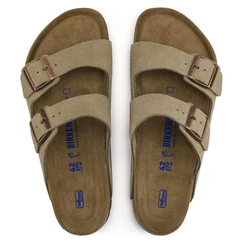 ARIZONA SFB SUEDE TAUPE N-LADIES SANDALS-BIRKENSTOCK-JB Evans Fashions & Footwear