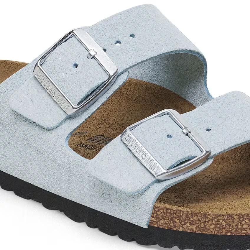 ARIZONA SUEDE BABY BLUE R-SANDALS-BIRKENSTOCK-JB Evans Fashions & Footwear