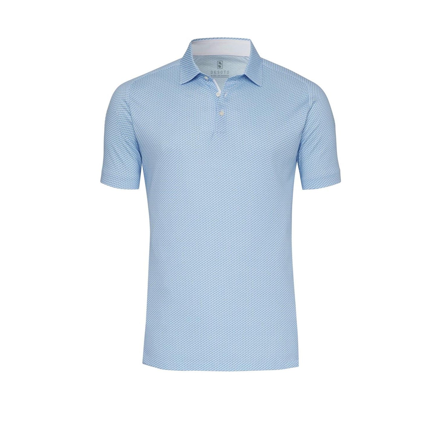 AZTEC PRINT POLO-MENS T-SHIRTS & POLO'S-DESOTO-JB Evans Fashions & Footwear