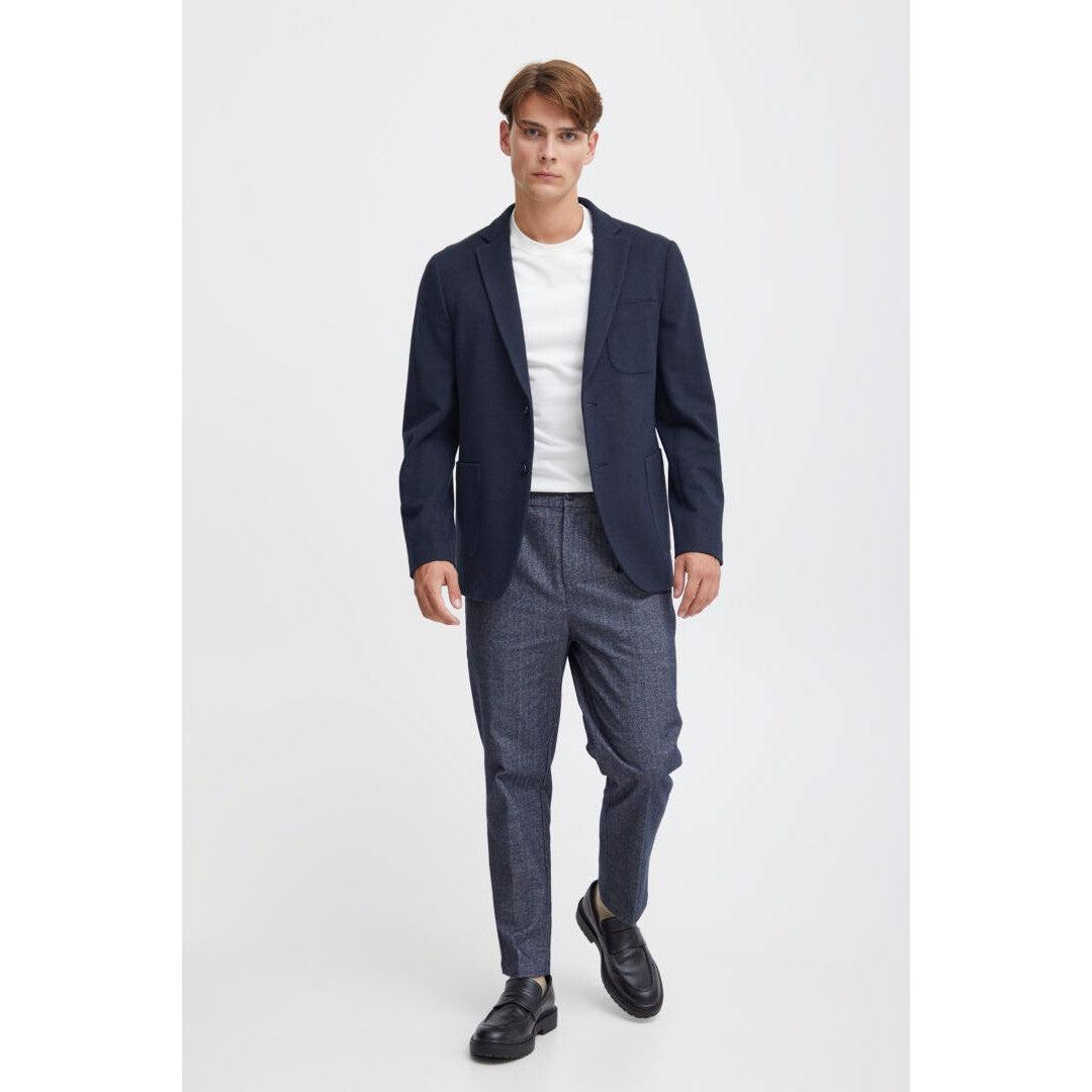 BILLIE STRUCTURED JERSEY BLAZER-MENS BLAZERS-CASUAL FRIDAY-JB Evans Fashions & Footwear