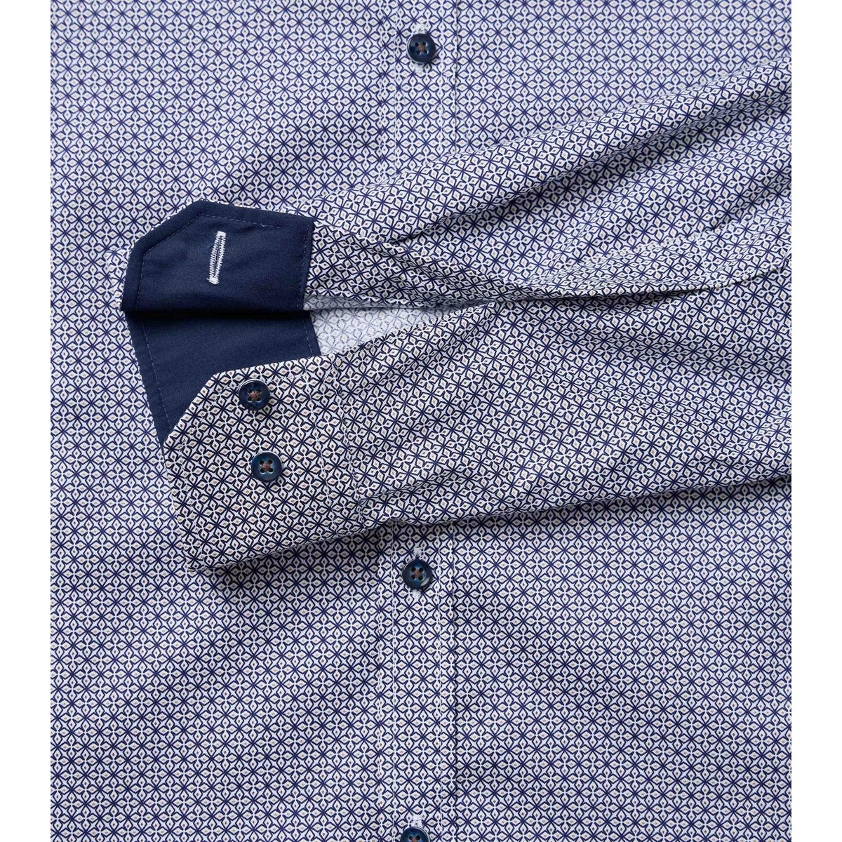 BODY FIT STAR PATTERN-MENS DRESS SHIRTS-VENTI-JB Evans Fashions & Footwear