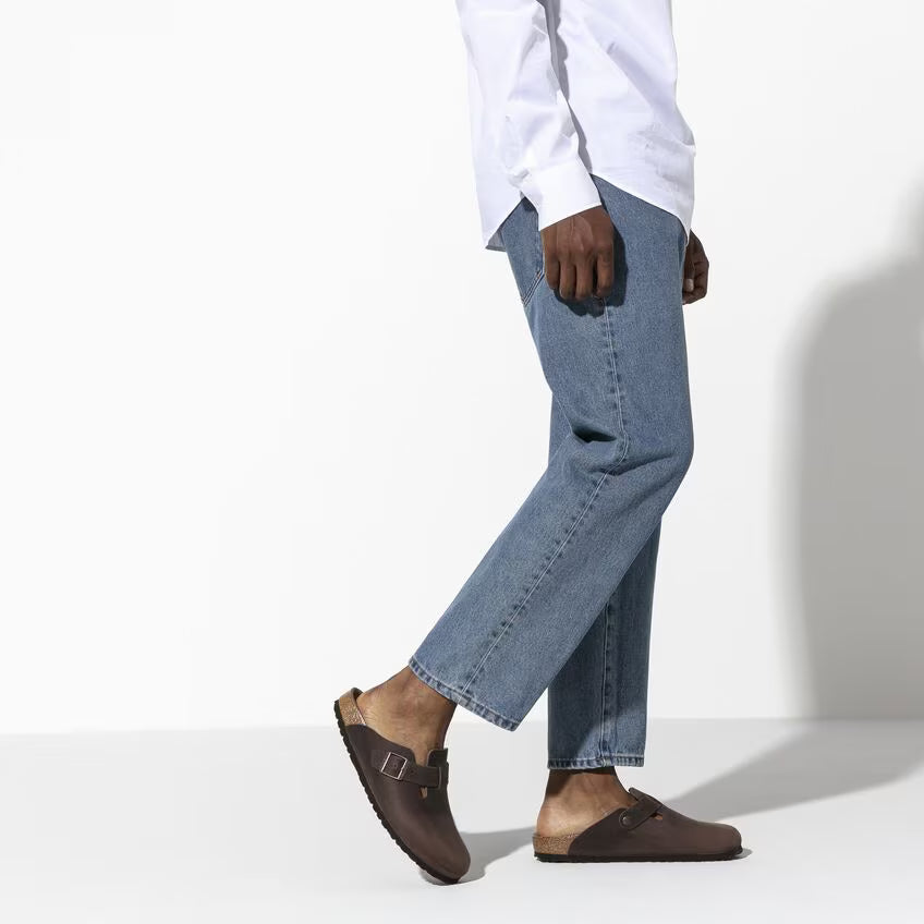 BOSTON OILED LEATHER SFB HABANA R-SANDALS-BIRKENSTOCK-JB Evans Fashions & Footwear