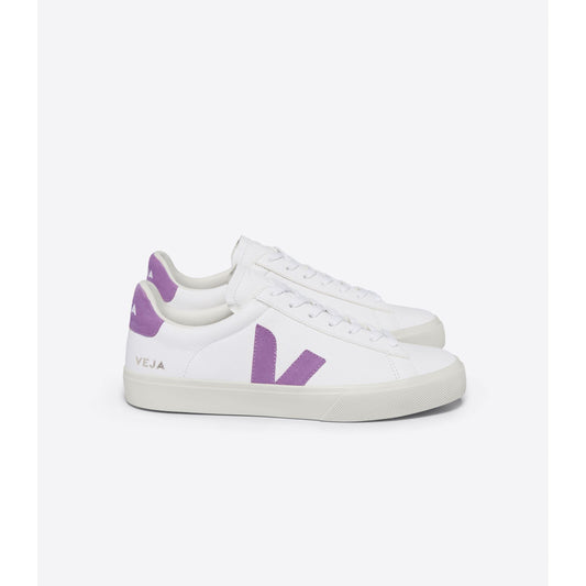 CAMPO CHROMEFREE LEATHER WHITE MULBERRY-LADIES SNEAKERS-VEJA-JB Evans Fashions & Footwear