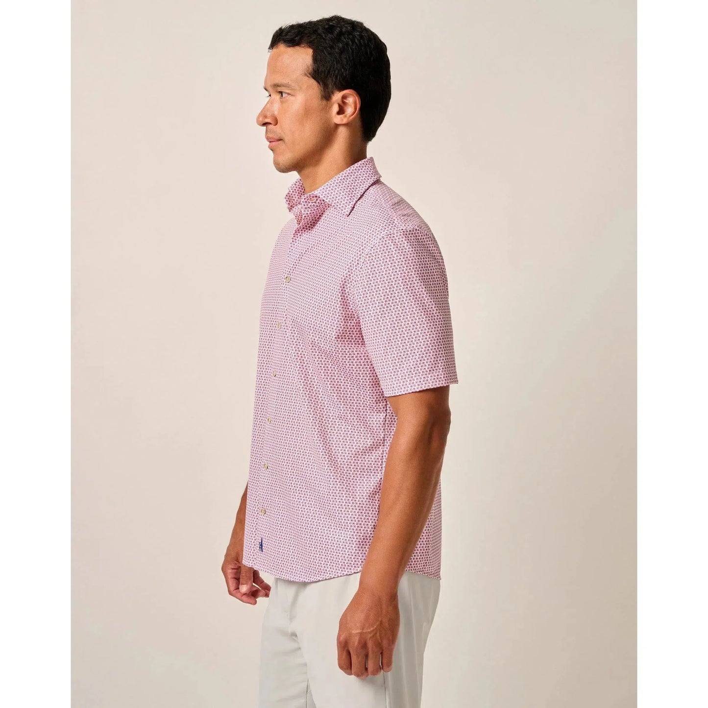 CASPIAN S.S FLORAL PRINT-MENS SHIRTS-JOHNNIE-O-JB Evans Fashions & Footwear