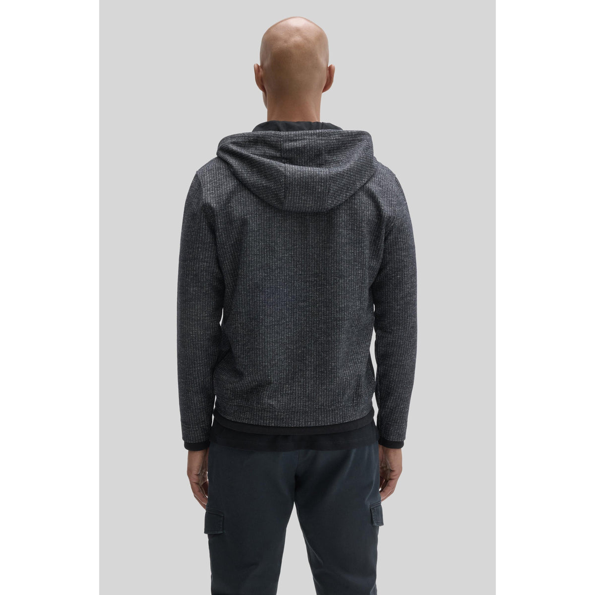 CASSIUS FULL ZIP HOODIE-MENS SWEATERS & KNITS-ROBERT BARAKETT-JB Evans Fashions & Footwear