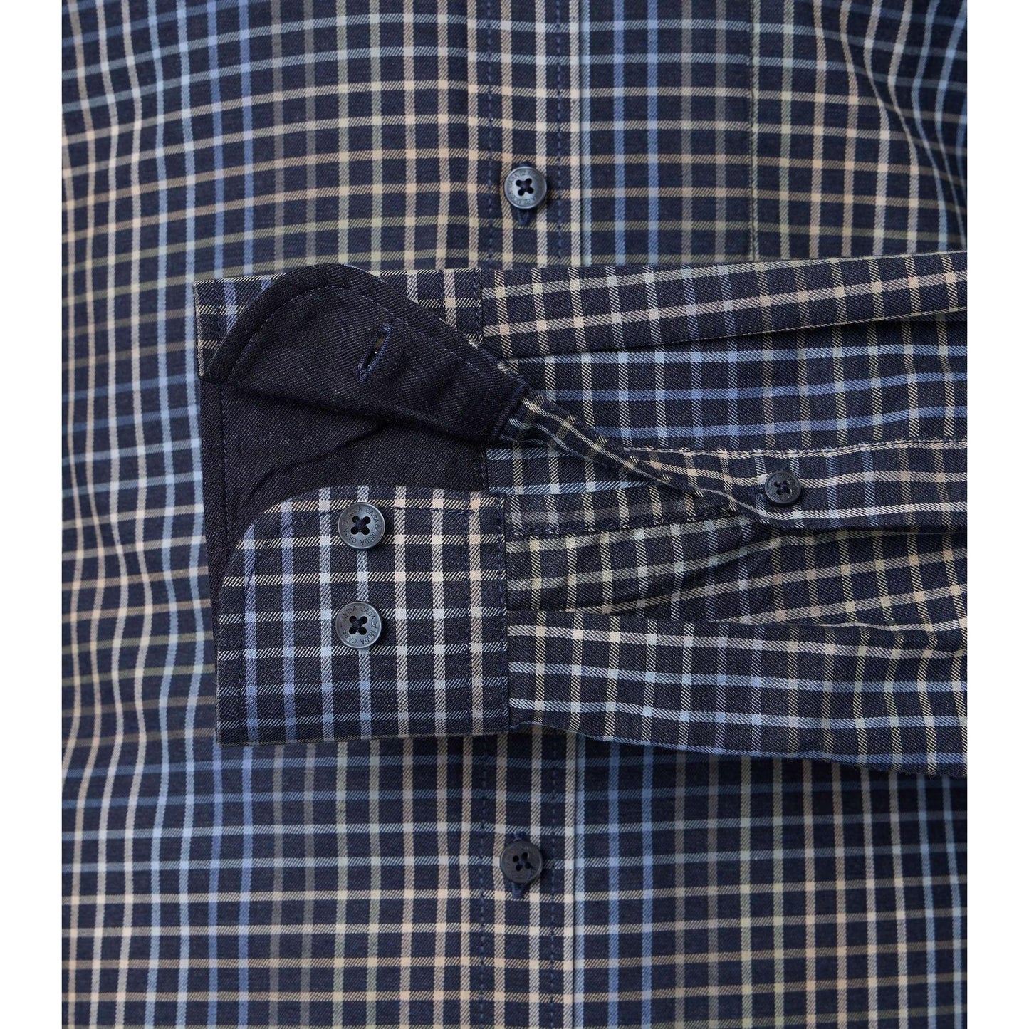 CASUAL FIT B.D SMALL WINDOW CHECK-MENS SHIRTS-CASA C MODA-JB Evans Fashions & Footwear