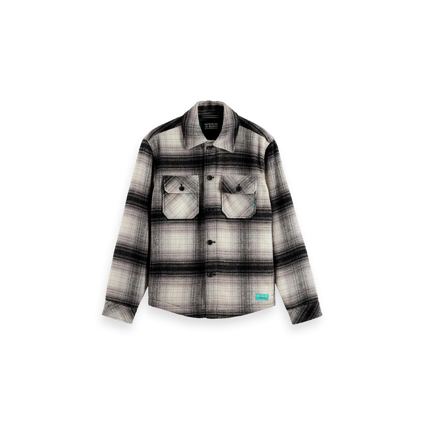 CHECK OVERSHIRT-MENS LIGHTWEIGHT COATS & JACKETS-SCOTCH & SODA-JB Evans Fashions & Footwear