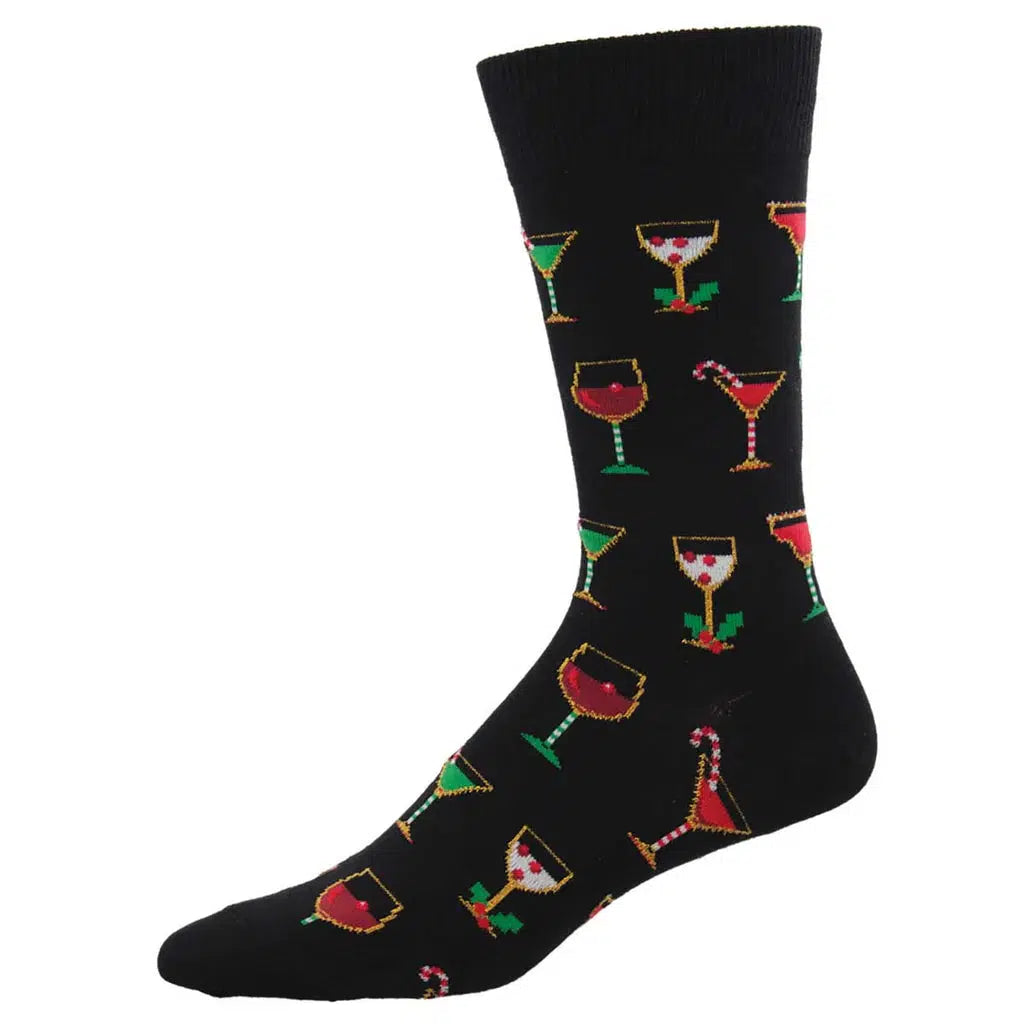 CHRISTMAS COCKTAILS-MENS SOCKS-SOCK SMITH-JB Evans Fashions & Footwear