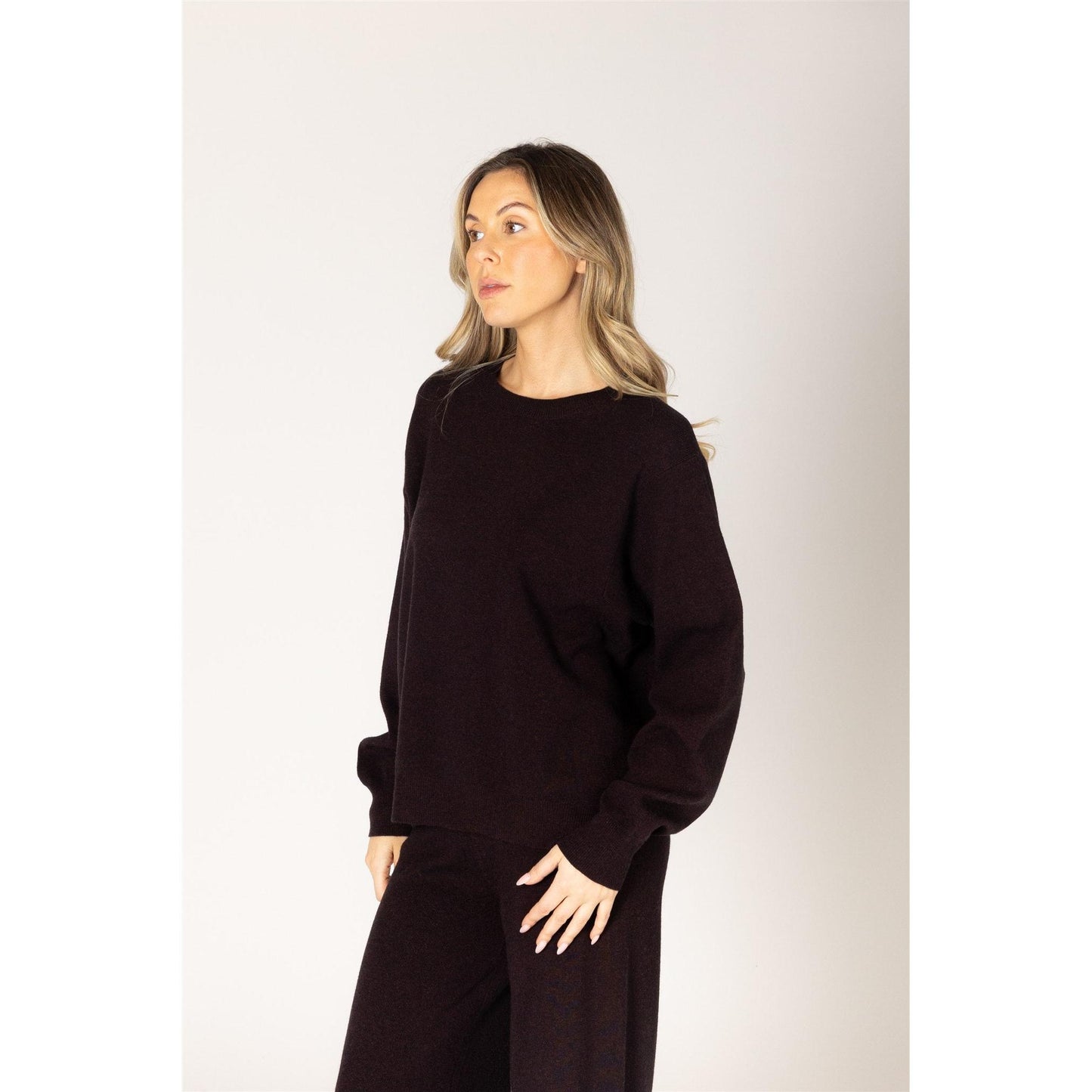 CLARET SWEATER-LADIES SWEATERS & KNITS-LYLA & LUXE-JB Evans Fashions & Footwear