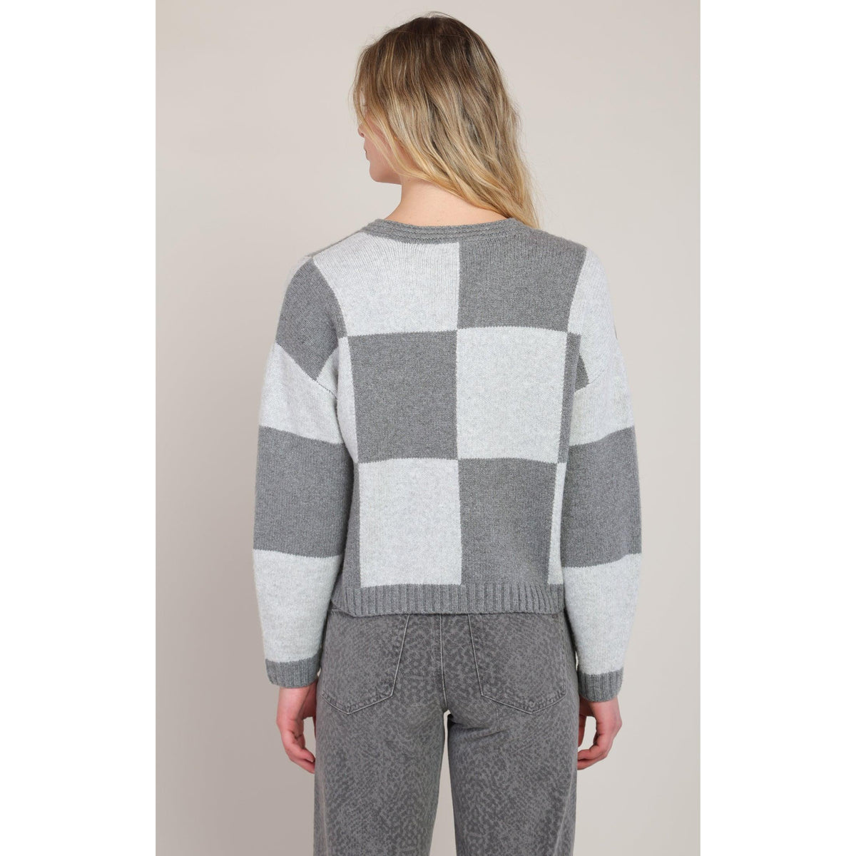 COLOURBLOCK SWEATER-LADIES SWEATERS & KNITS-DEX-JB Evans Fashions & Footwear