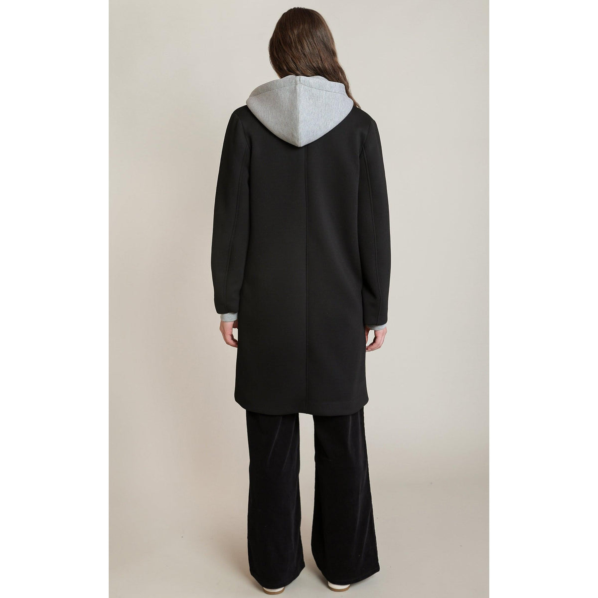 CONVERTIBLE HOODED COAT-LADIES LIGHTWEIGHT COATS & JACKETS-DEX-JB Evans Fashions & Footwear