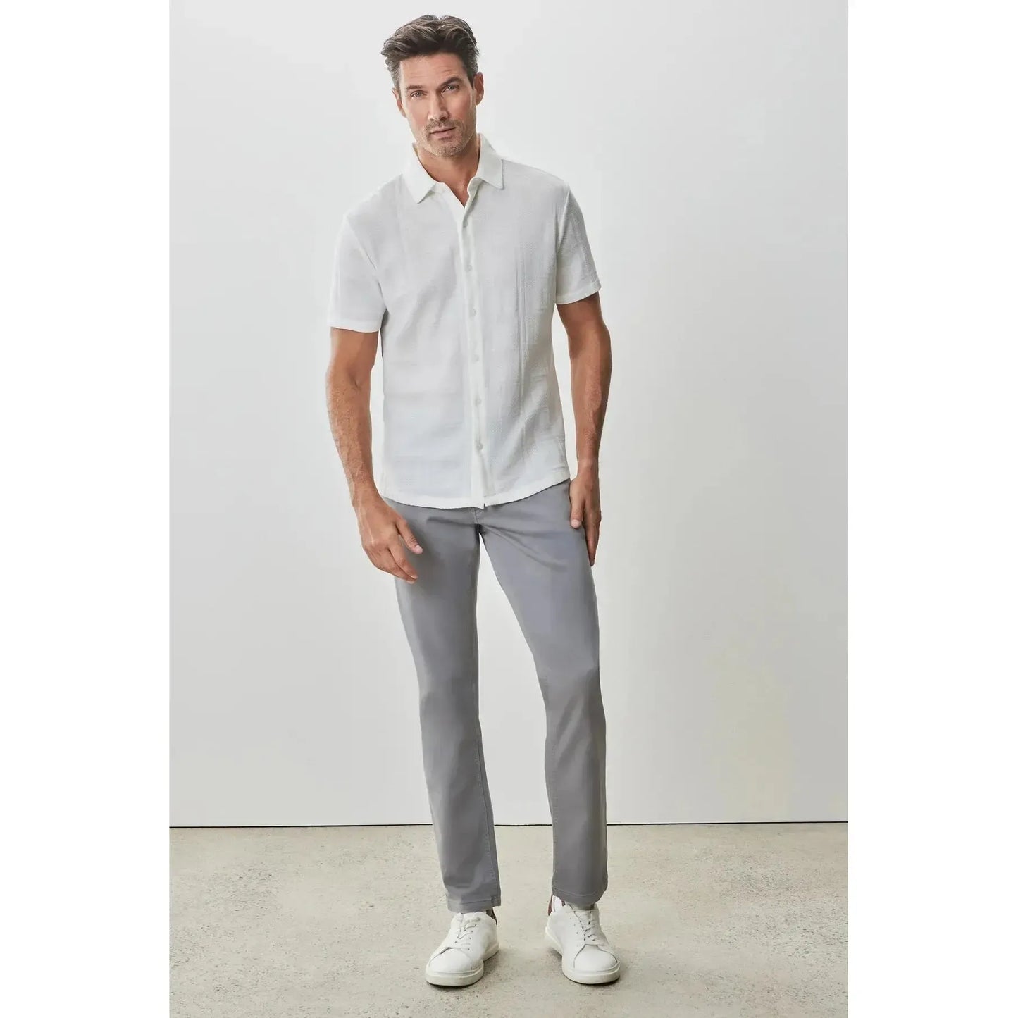 COPLEY SS KNIT SHIRT-MENS SHIRTS-ROBERT BARAKETT-JB Evans Fashions & Footwear