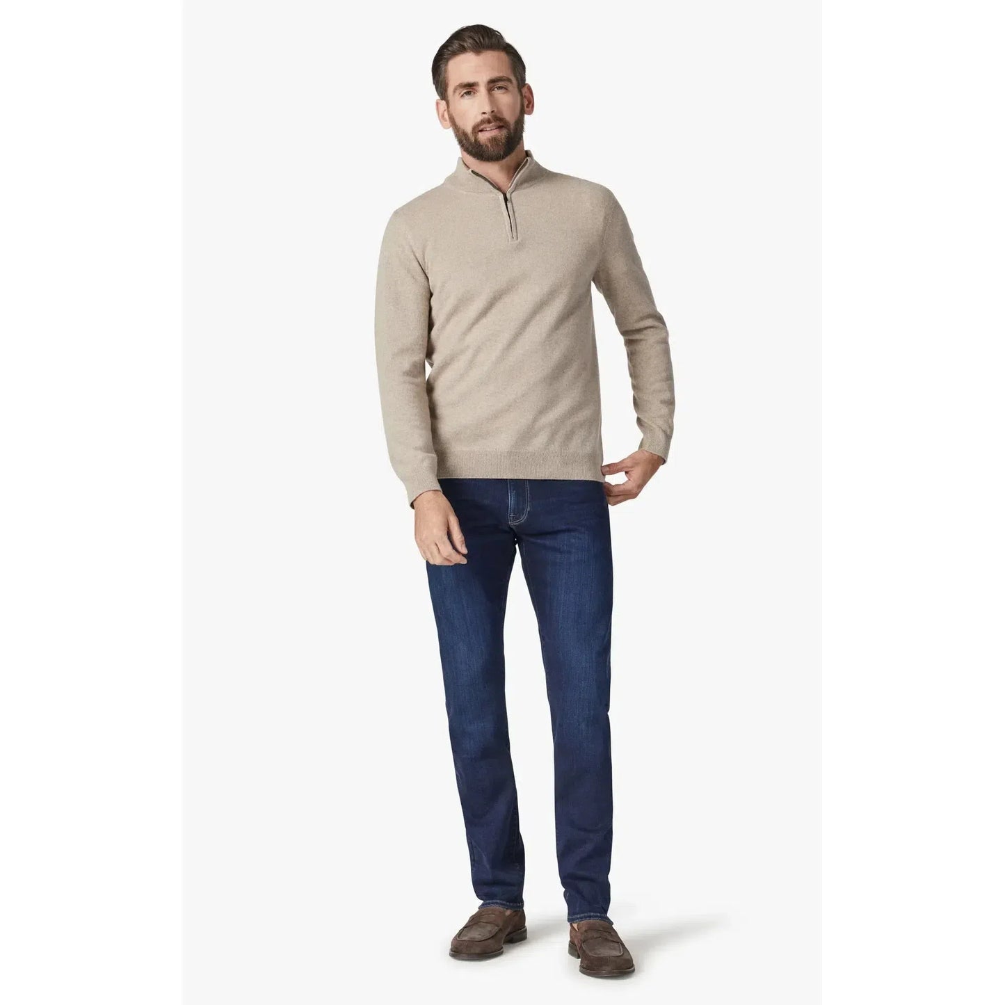 COURAGE DARK BRUSHED ORGANIC-MENS DENIM-34 HERITAGE-JB Evans Fashions & Footwear