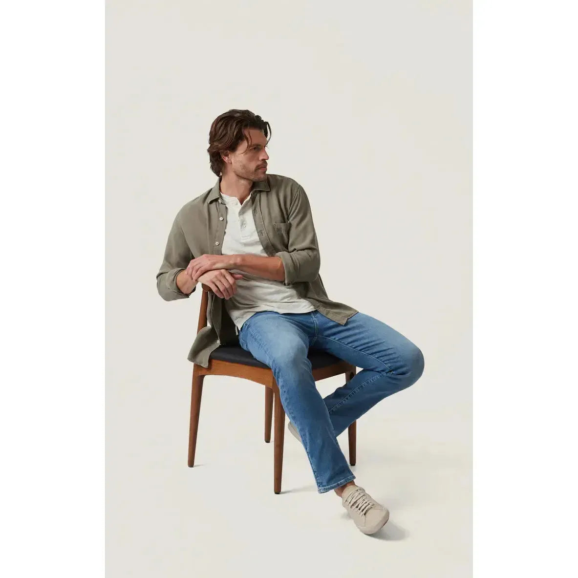 COURAGE MID BRUSHED ORGANIC ULTRA-MENS DENIM-34 HERITAGE-JB Evans Fashions & Footwear