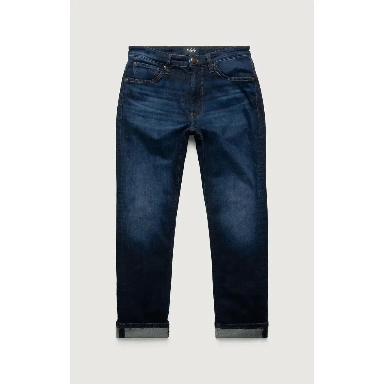 COURAGE RINSE BRUSHED VINTAGE-MENS DENIM-34 HERITAGE-JB Evans Fashions & Footwear