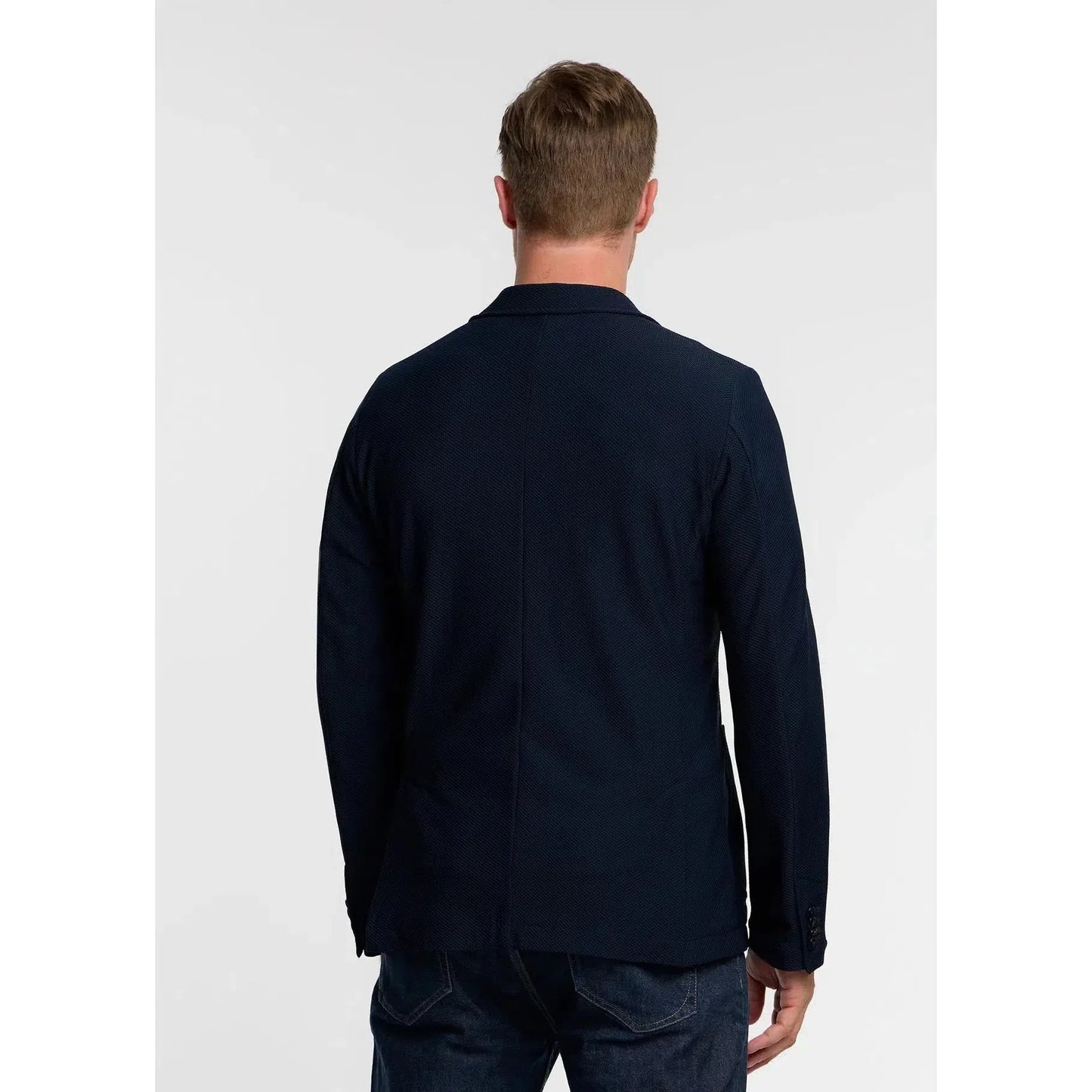DIBOB TEXTURED WEAVE JERSEY BLAZER-MENS BLAZERS-ZUITABLE-JB Evans Fashions & Footwear