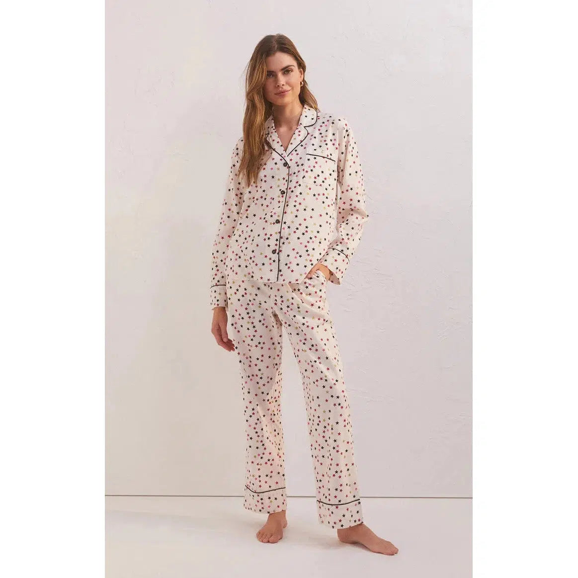 Classic Polka-Dot Robe - Pink MED in Women's Cotton Pajamas, Pajamas for  Women