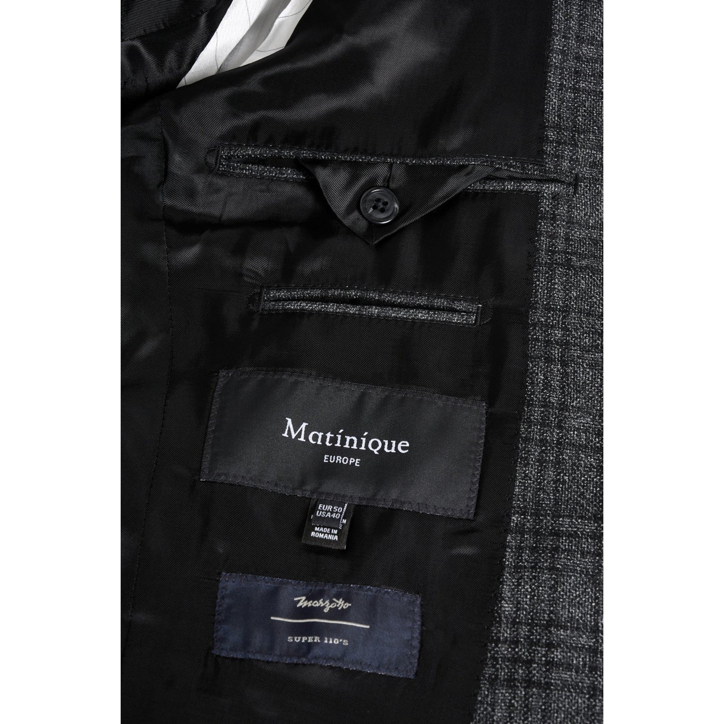 GEORGE CHECK SPORT JACKET-MENS SPORT JACKETS-MATINIQUE-JB Evans Fashions & Footwear