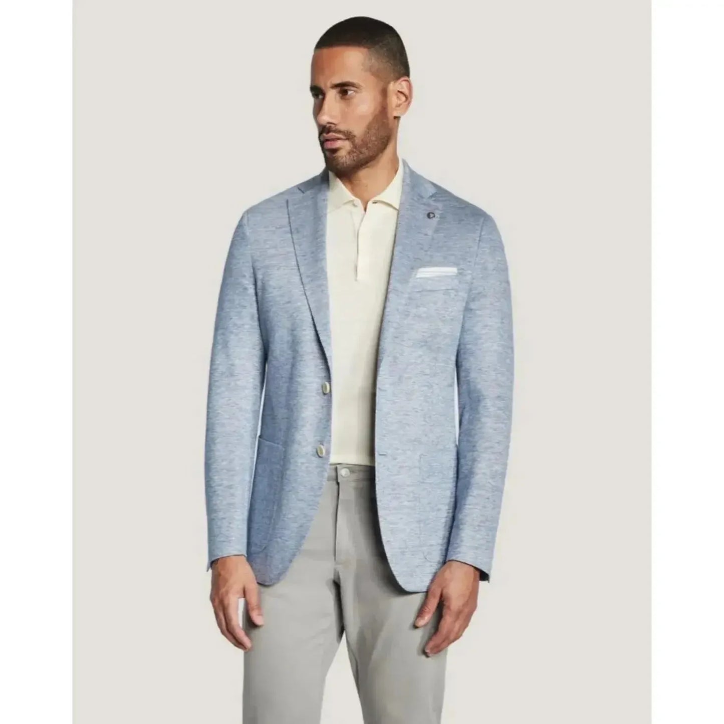 HAMPTON MELANGE KNIT-MENS SPORT JACKETS-JACK VICTOR-JB Evans Fashions & Footwear