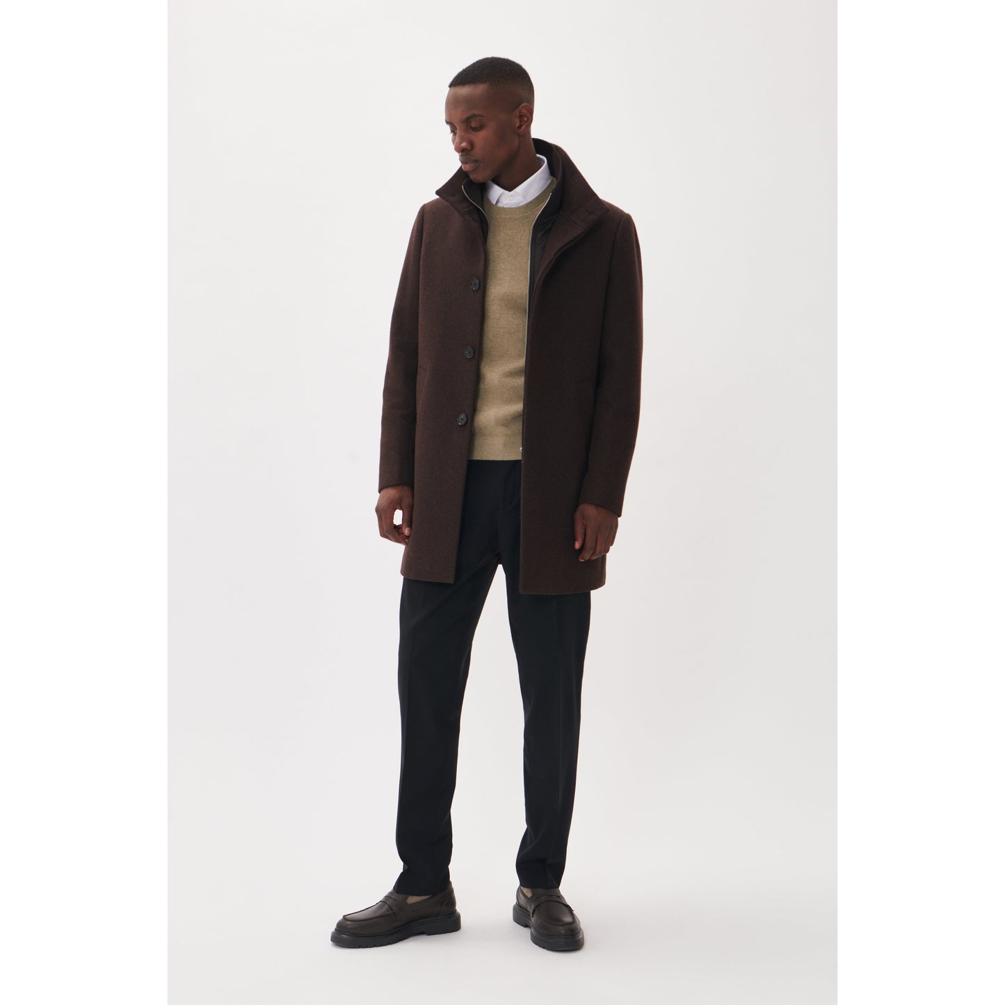 HARVEY N OVERCOAT-OVERCOATS-MATINIQUE-JB Evans Fashions & Footwear