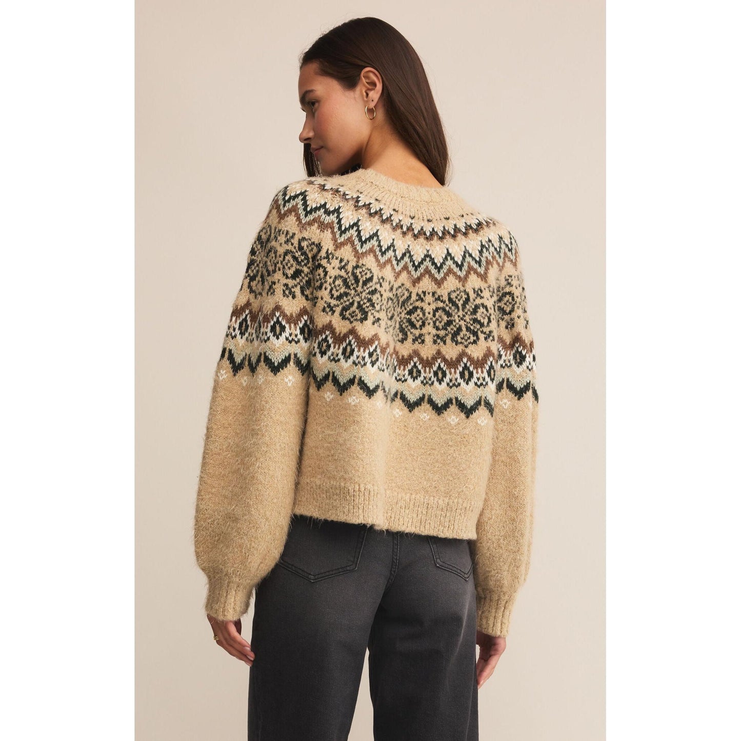 KENABY FAIR ISLE SWEATER-LADIES SWEATERS & KNITS-Z SUPPLY-JB Evans Fashions & Footwear