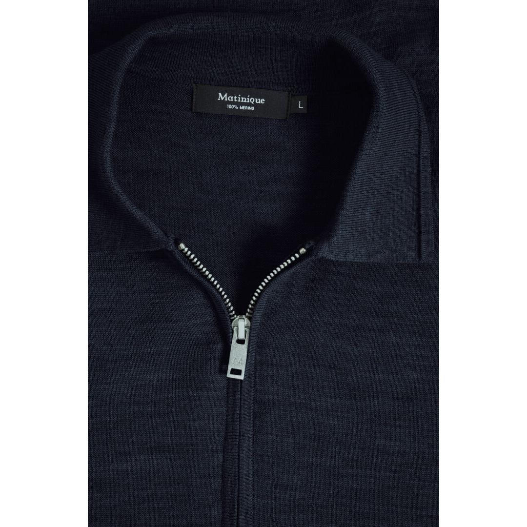 KLINT 1/4 ZIP POLO-MENS SWEATERS & KNITS-MATINIQUE-JB Evans Fashions & Footwear