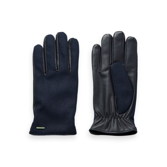 LEATHER & WOOL GLOVES-GLOVES & MITTS-SCOTCH & SODA-JB Evans Fashions & Footwear