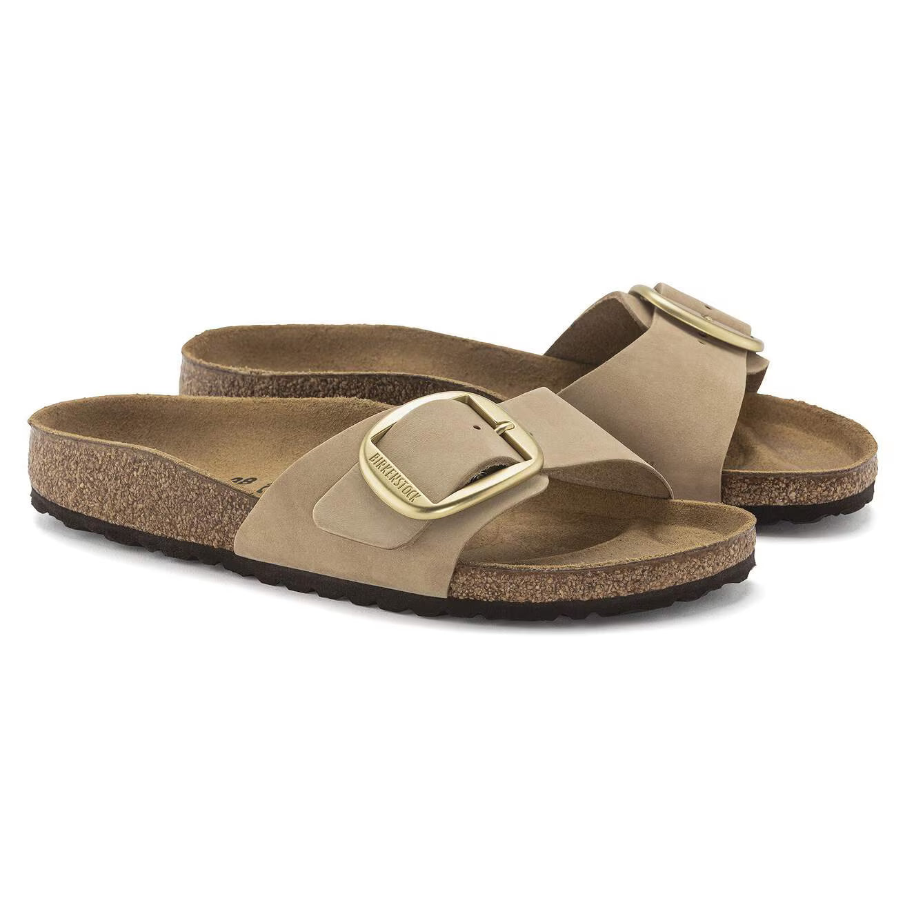 MADRID BB NUBUCK SANDCASTLE N-SANDALS-BIRKENSTOCK-JB Evans Fashions & Footwear