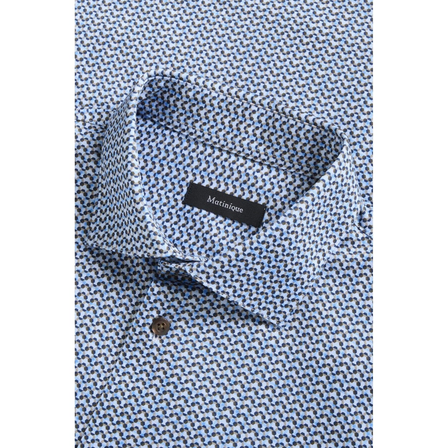 MARC GEOMETRIC PRINT SHIRT-MENS SHIRTS-MATINIQUE-JB Evans Fashions & Footwear