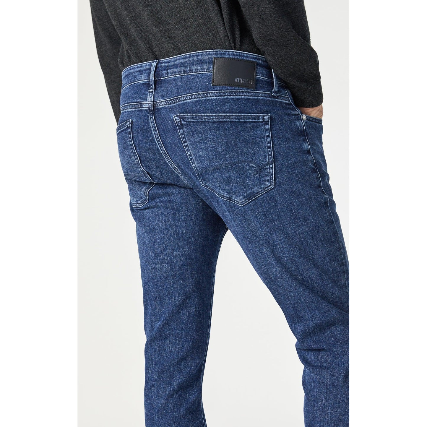 MARCUS EVENING SKY FEATHER BLUE-MENS PANTS-MAVI-JB Evans Fashions & Footwear