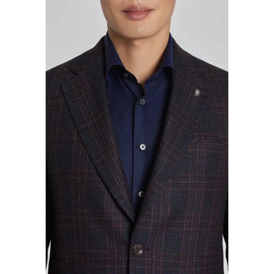 MIDLAND CHECK SPORT JACKET-MENS SPORT JACKETS-JACK VICTOR-JB Evans Fashions & Footwear