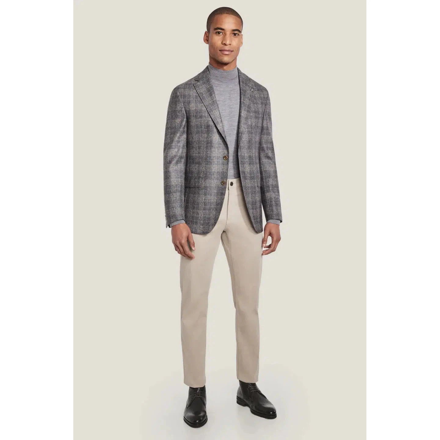 MIDLAND MELANGE CHECK SPJ-MENS SPORT JACKETS-JACK VICTOR-JB Evans Fashions & Footwear