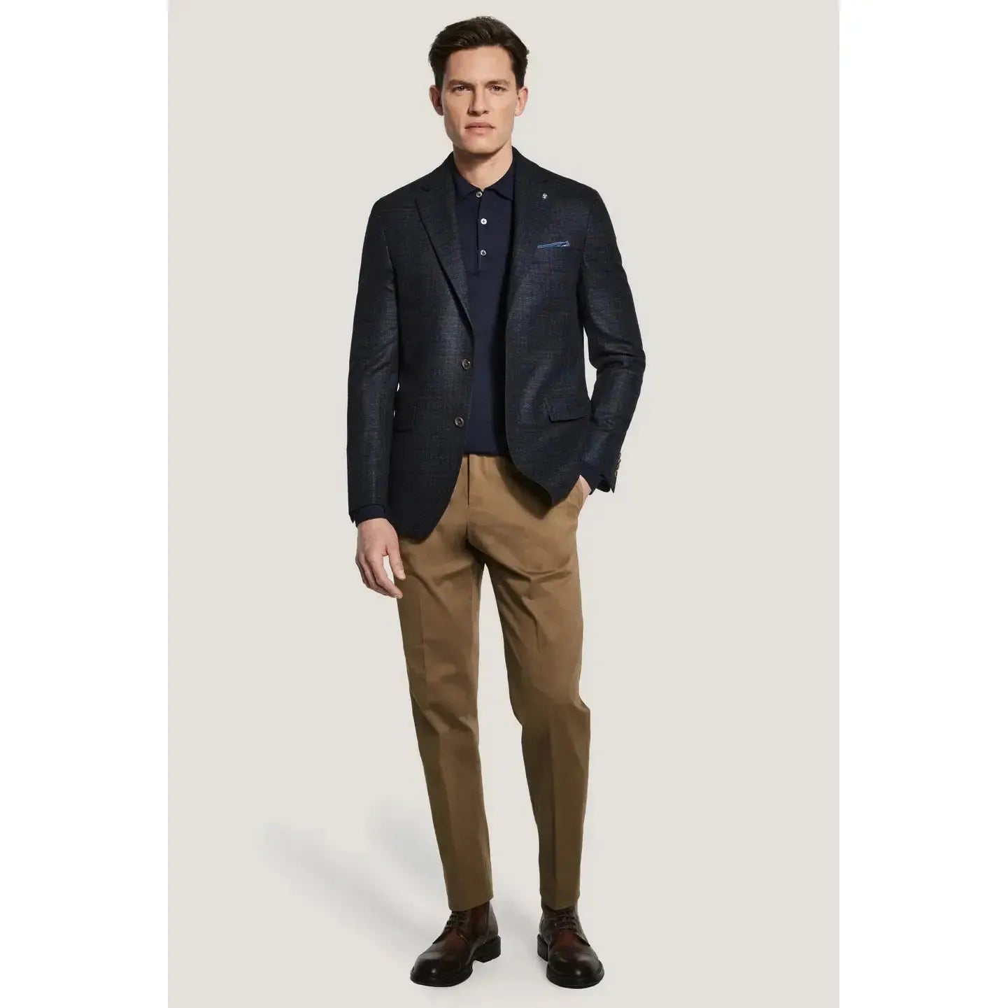 MIDLAND WINDOW PANE SPJ WITH MILLED FINISH-MENS SPORT JACKETS-JACK VICTOR-JB Evans Fashions & Footwear