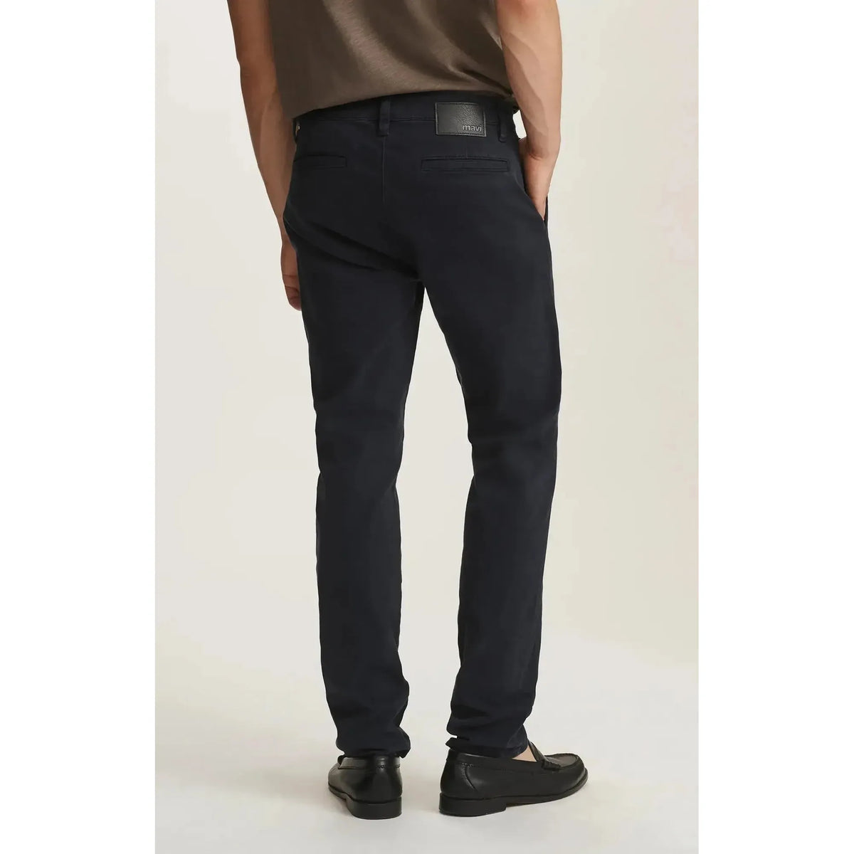 MILTON DARK NAVY CASUAL TWILL-MENS PANTS-MAVI-JB Evans Fashions & Footwear