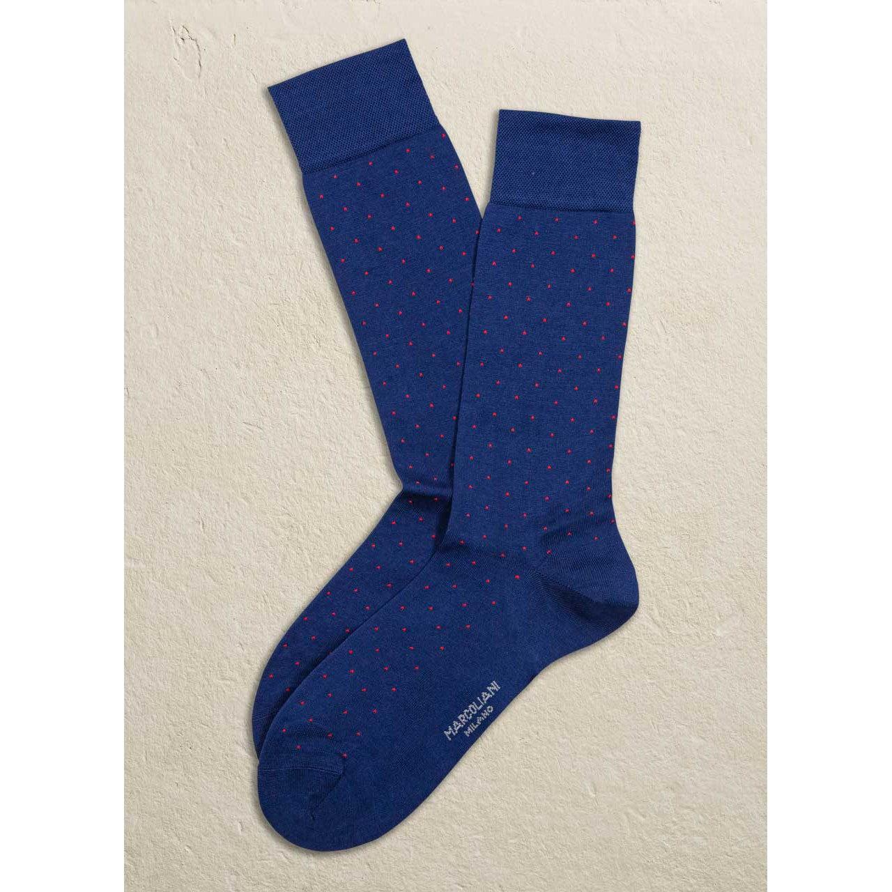 MINI PIN DOT DRESS SOCK-MENS SOCKS-MARCOLIANI-JB Evans Fashions & Footwear
