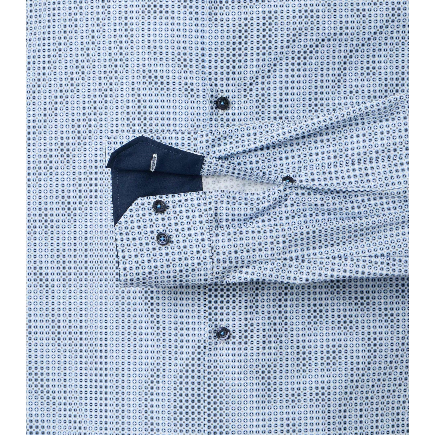 MODERN FIT CIRCLE PRINT "NOOS"-MENS DRESS SHIRTS-VENTI-JB Evans Fashions & Footwear