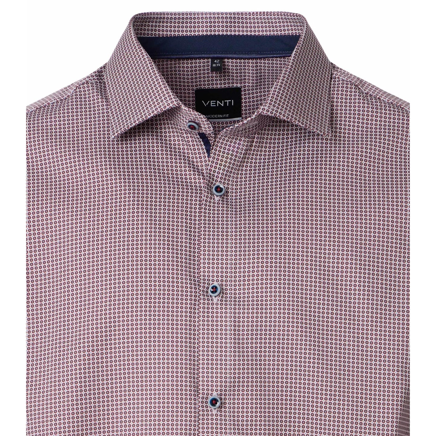 MODERN FIT DOT PRINT-MENS DRESS SHIRTS-VENTI-JB Evans Fashions & Footwear
