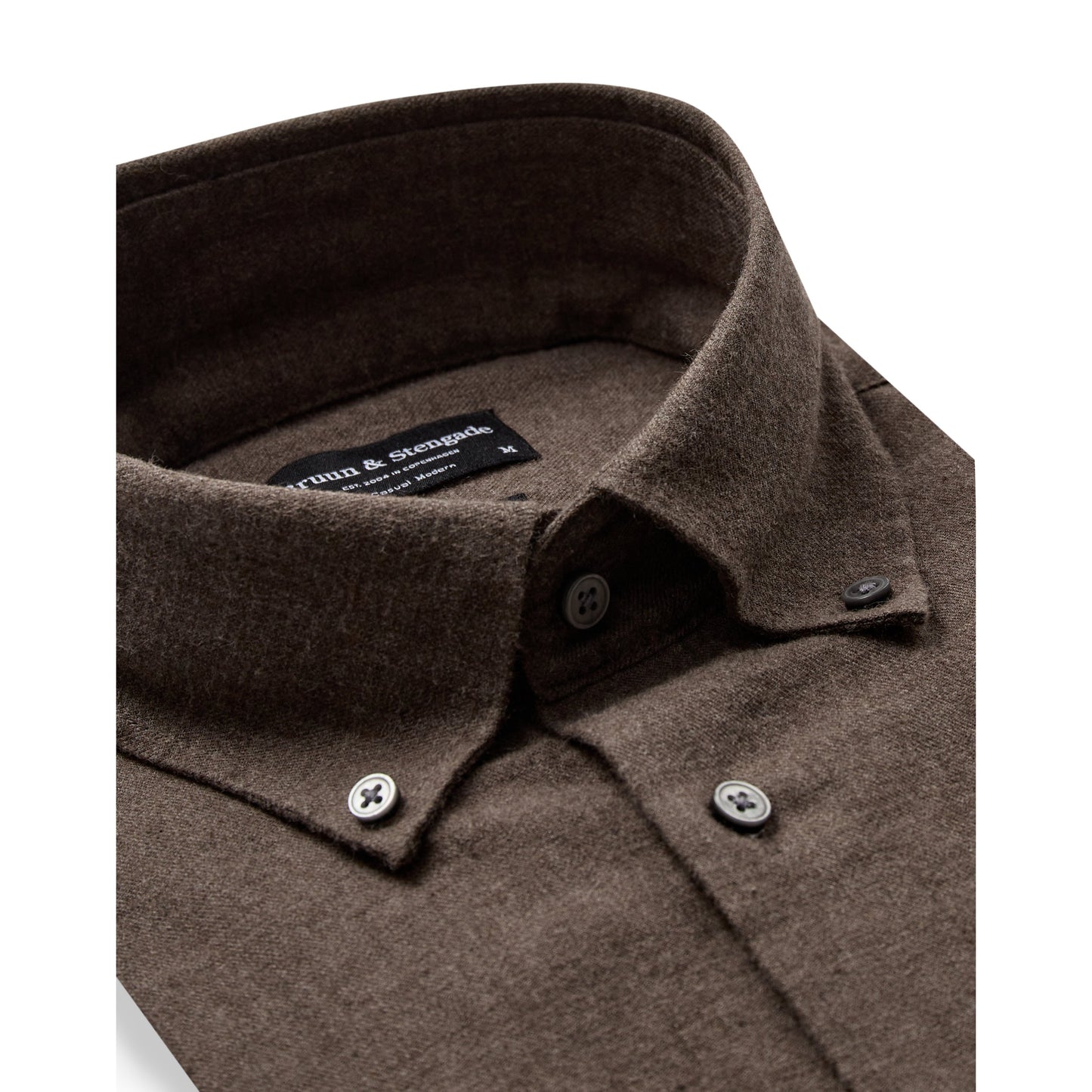 MURIEL MODERN MELANGE MILLED FINISH-MENS SHIRTS-BRUUN STENGADE-JB Evans Fashions & Footwear