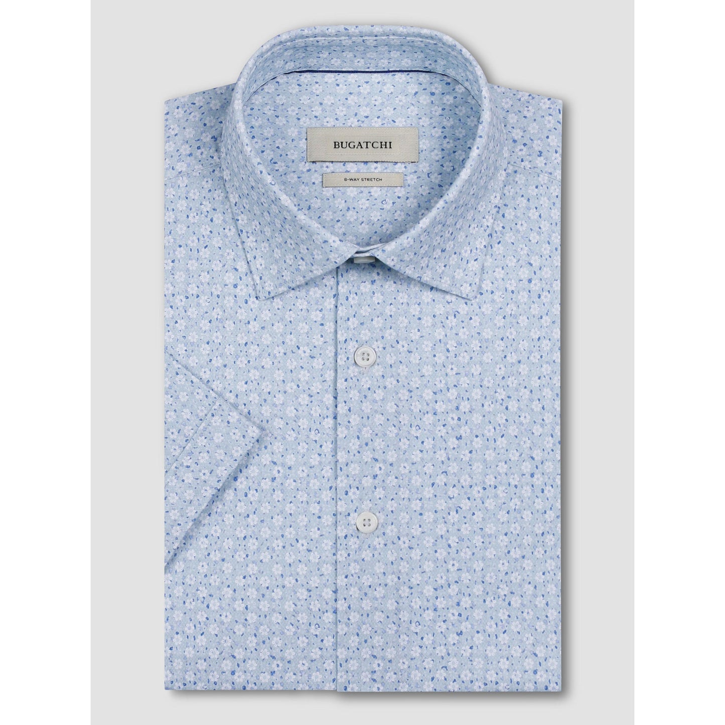 OOOHCOTTON FLORAL PRINT-MENS SHIRTS-BUGATCHI-JB Evans Fashions & Footwear