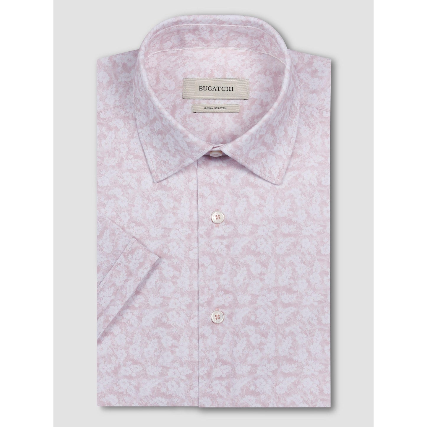 OOOHCOTTON MILES FLORAL PRINT-MENS SHIRTS-BUGATCHI-JB Evans Fashions & Footwear