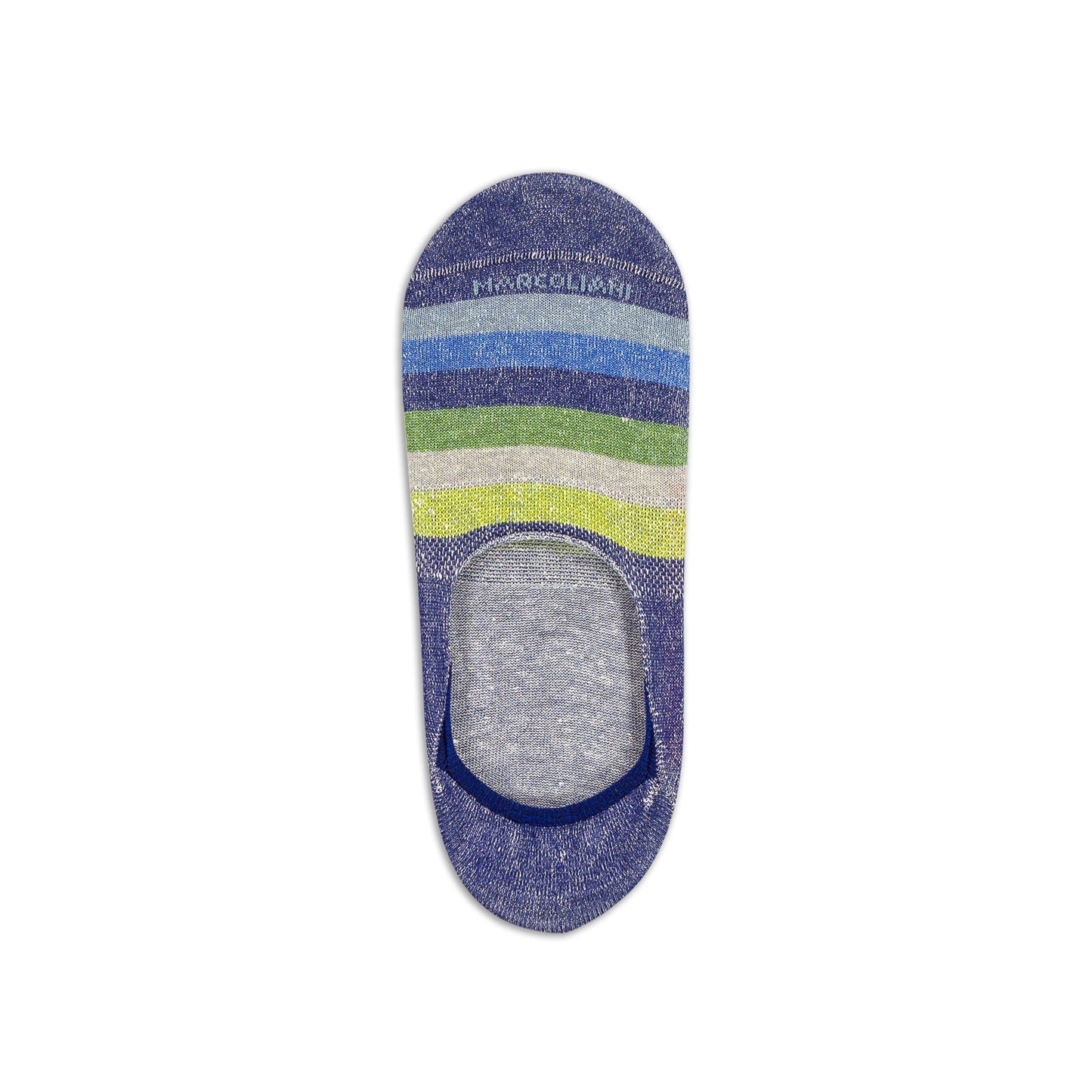 ORIGINAL NO SHOW STRIPE-MENS SOCKS-MARCOLIANI-JB Evans Fashions & Footwear
