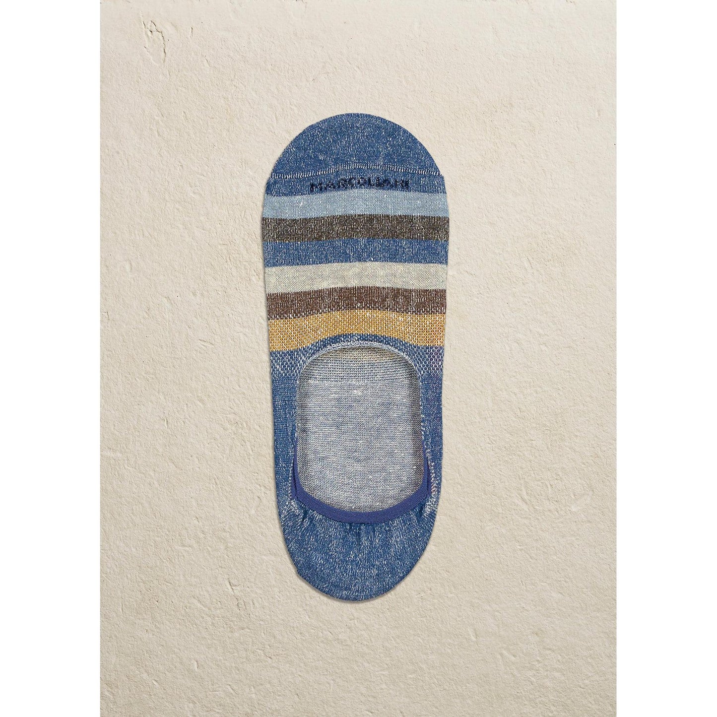 ORIGINAL NO SHOW STRIPE-MENS SOCKS-MARCOLIANI-JB Evans Fashions & Footwear